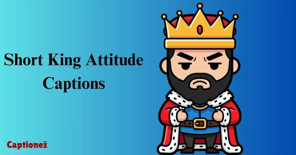 Short King Attitude Captions