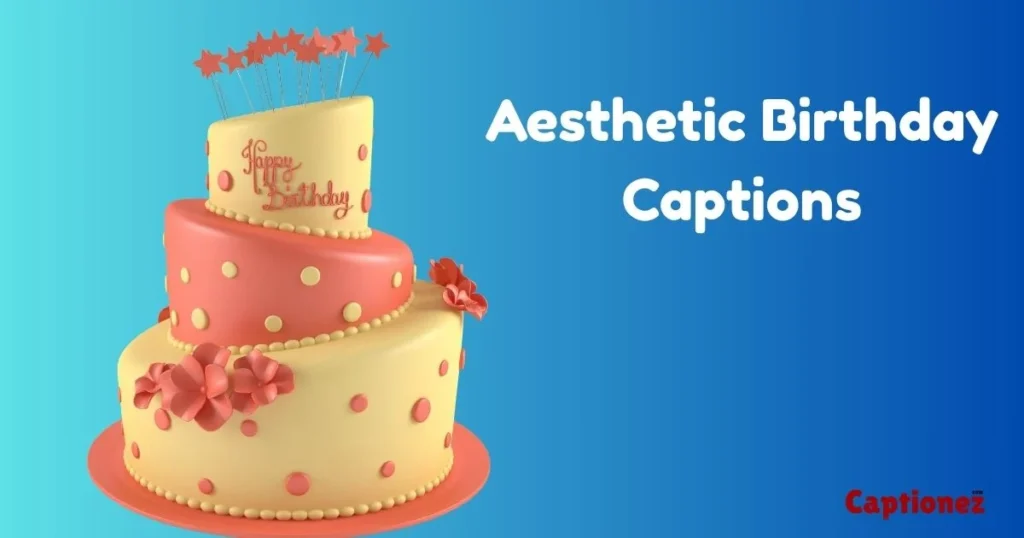 Aesthetic Birthday Captions