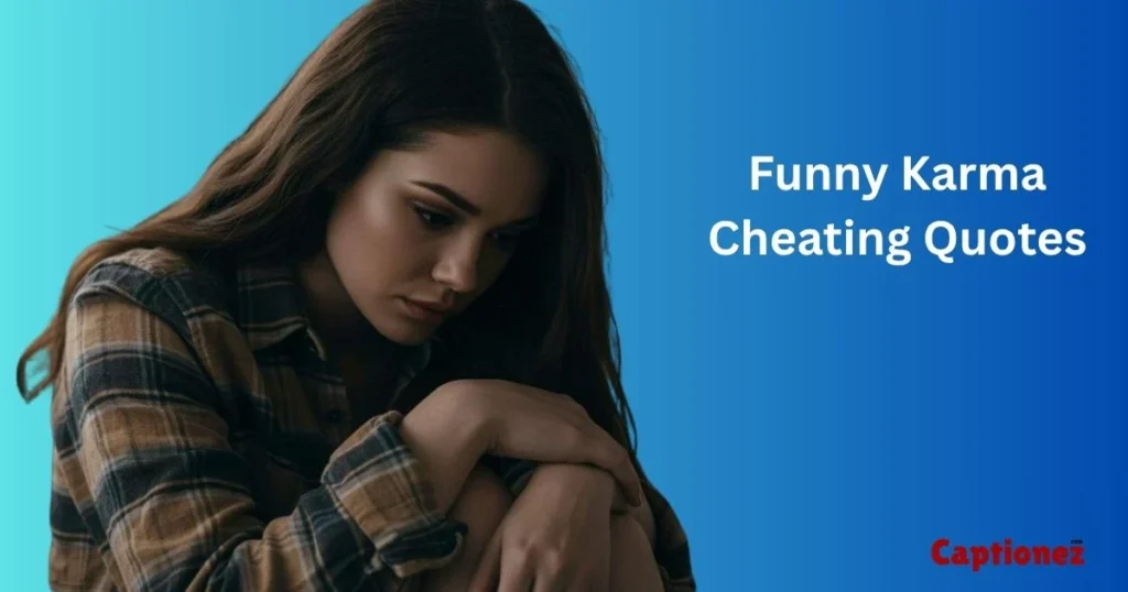 Funny Karma Cheating Quotes