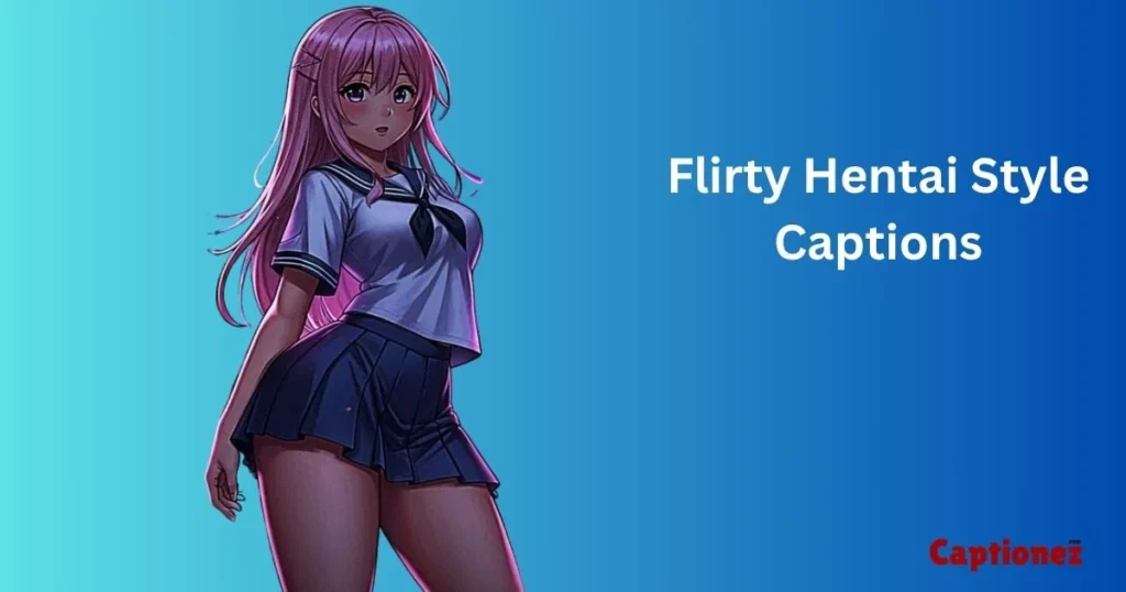 Flirty Hentai Style Captions